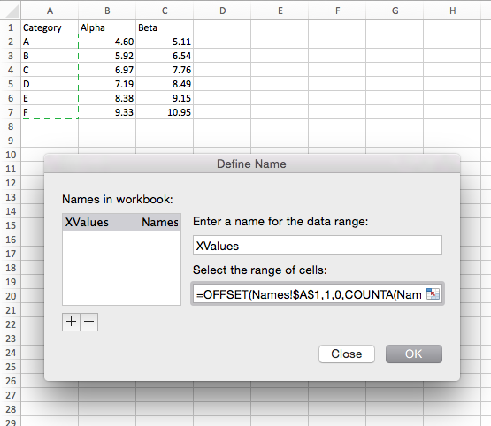 name pivot table excel for mac